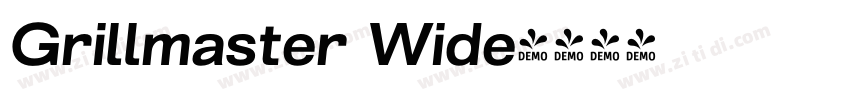 Grillmaster Wide字体转换 Grillmaster Wide字体转换